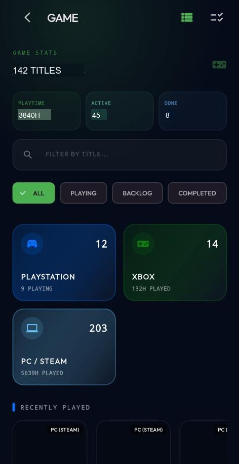 Index Core Game Stats